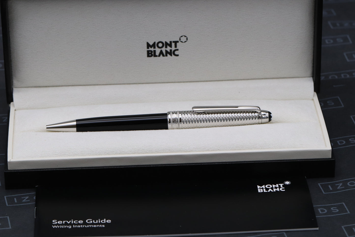 Montblanc Meisterstuck Classique Platinum Geometry Doue Ballpoint Pen - UNUSED