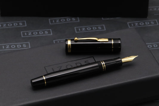 Conway Stewart Churchill Black Fountain Pen