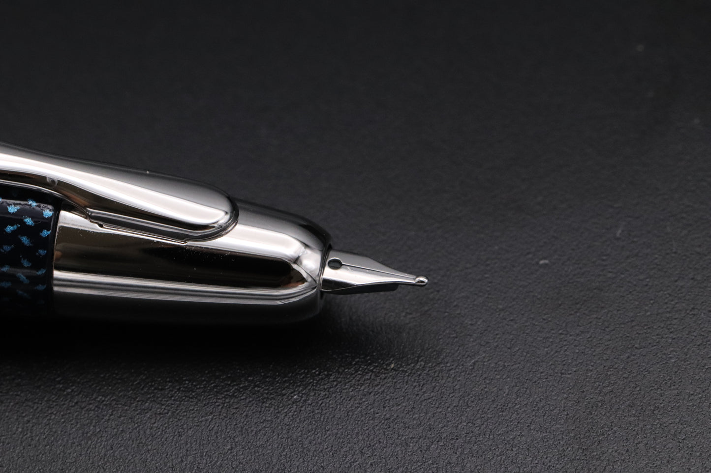 Pilot Capless Kasuri Carbonesque Blue Fountain Pen