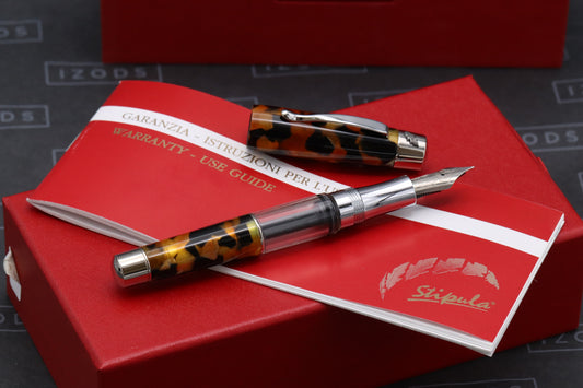 Stipula La Ventidue 22 Tartarugato Fountain Pen - NEVER INKED