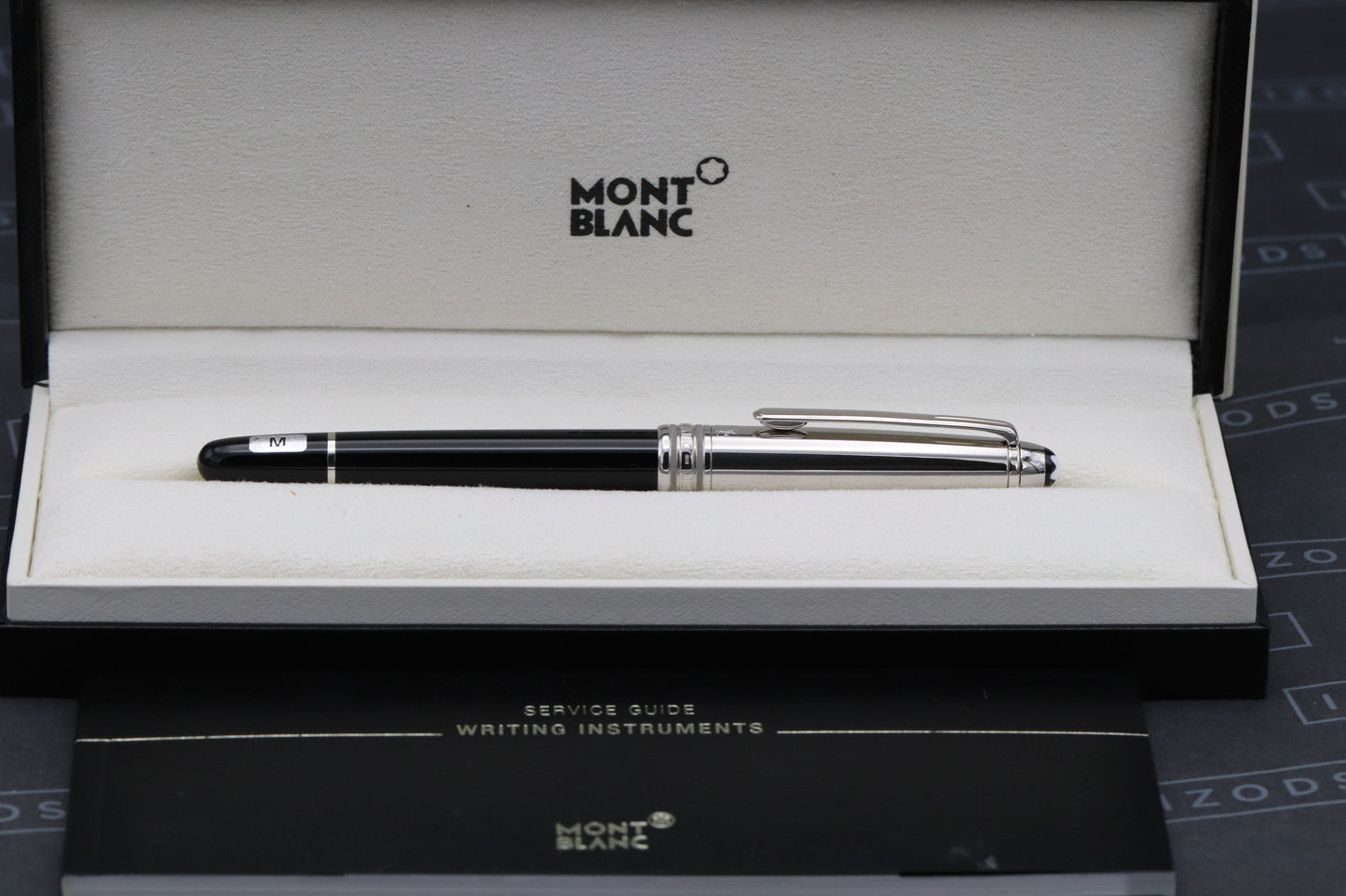 Montblanc Meisterstuck 144 Classique Steel Doue Fountain Pen - SJP Logo - UNUSED