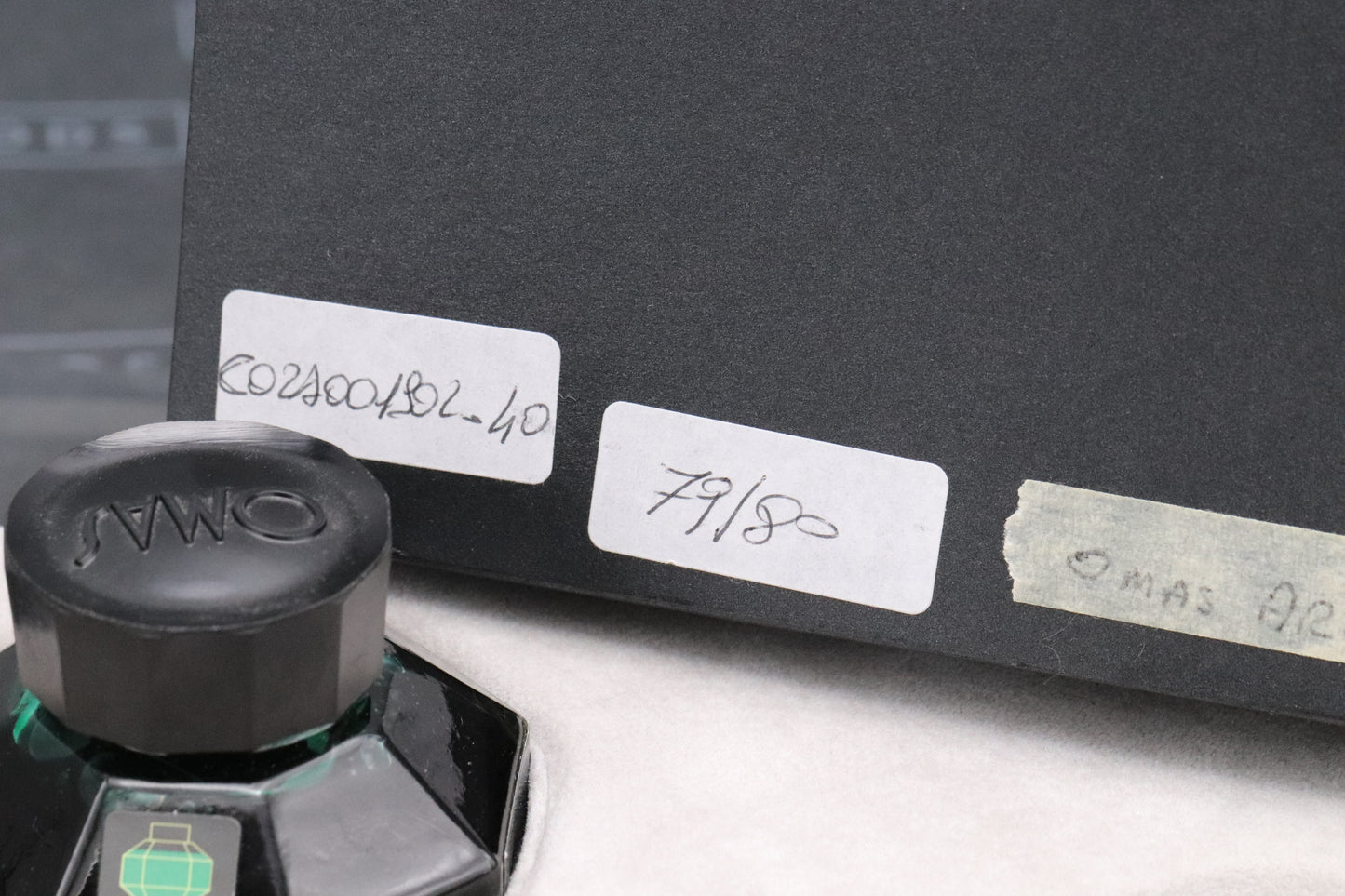 Omas Paragon Arco Verde Celluloid Gold LE80 Fountain Pen - Extra Flessible Nib