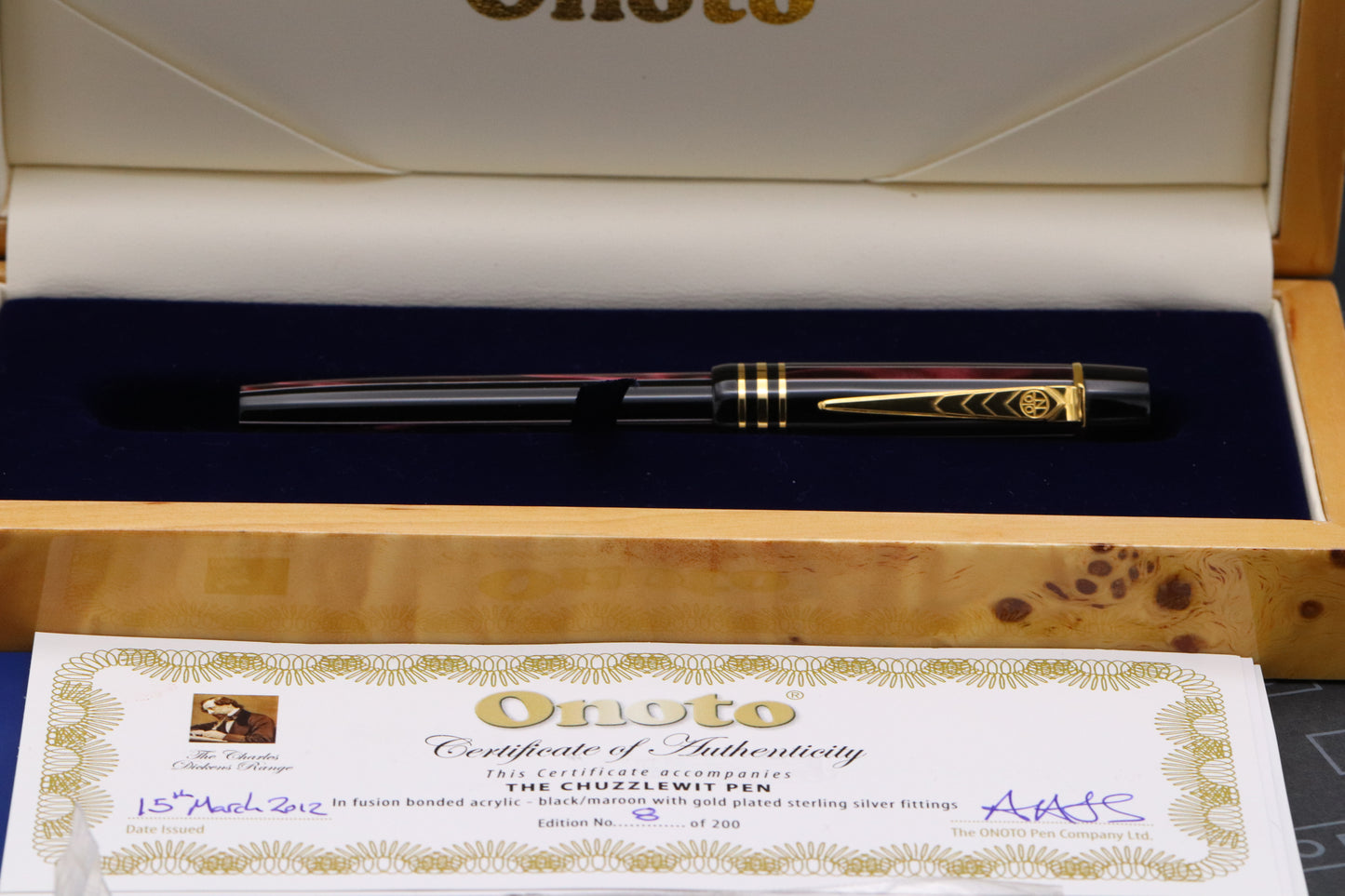 Onoto Magna Charles Dickens Chuzzlewit Limited Edition Fountain Pen
