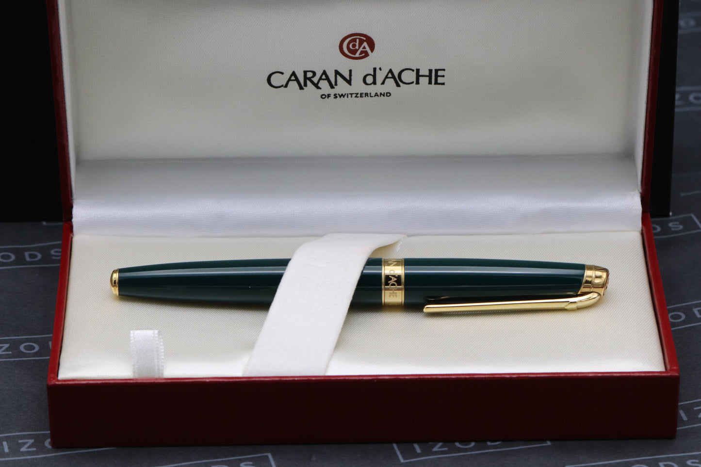 Caran d'Ache Leman British Racing Green Fountain Pen - NEVER INKED