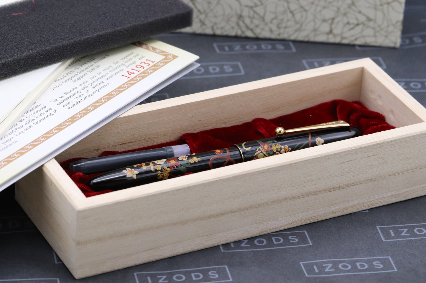 Namiki Tradition Flower Basket Fountain Pen - INKED ONCE