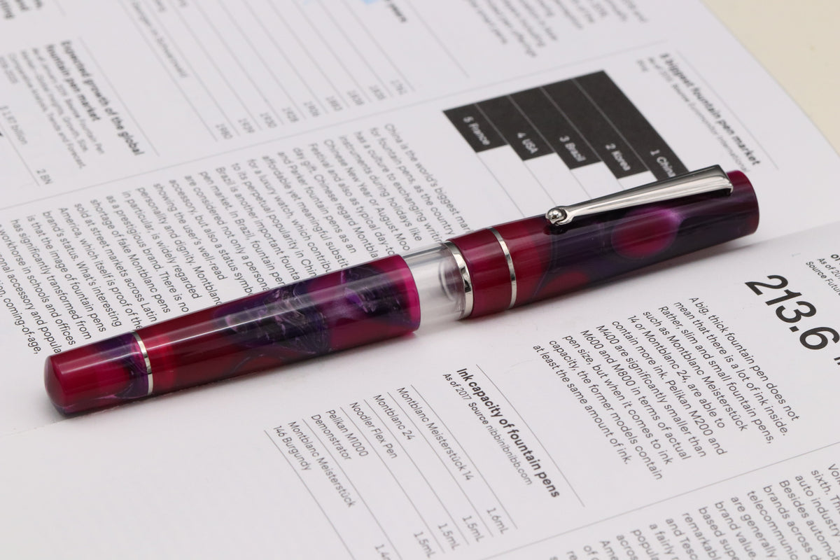 Delta Dune Mirage Palladium Trim Fountain Pen