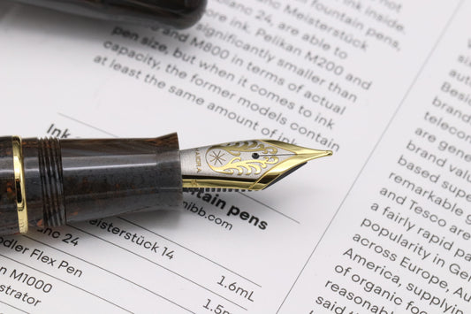 Maiora Ultra Ogiva Golden Age 2.0 Earth Gold Trim Fountain Pen
