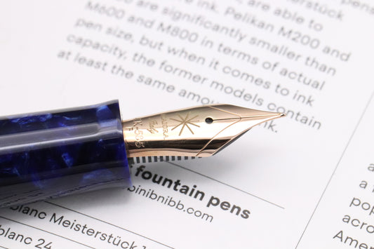 Maiora Alpha Capri Limited Edition 38 Fountain Pen - 14k Nib