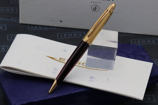 Waterman Edson Ruby Red Ballpoint Pen - UNUSED