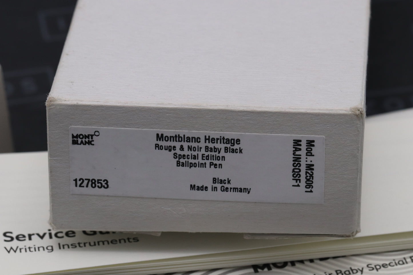 Montblanc Heritage Rouge et Noir Baby Black Ballpoint Pen - UNUSED