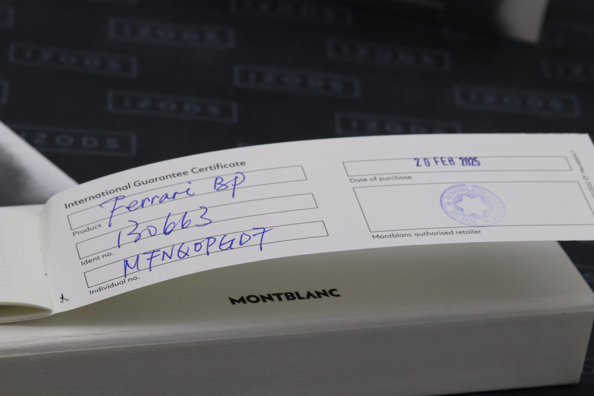 Montblanc Great Characters Enzo Ferrari Special Edition Giallo Modena Ballpoint Pen - UNUSED (Copy)