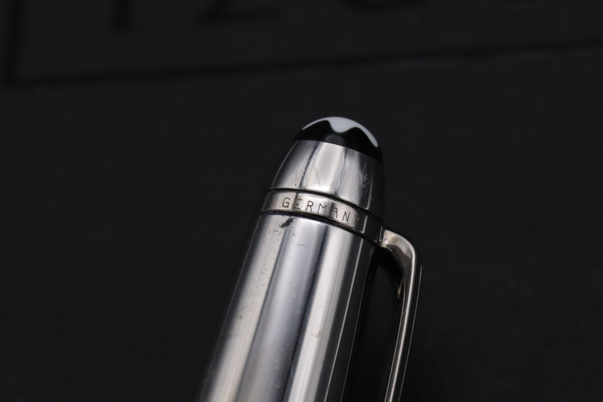 Montblanc Meisterstuck 144 Classique Steel Fountain Pen - Serviced by Montblanc September 2026