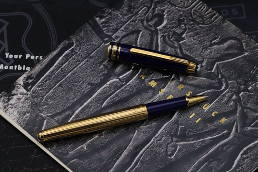 Montblanc 163 Classique Ramses II Vermeil Rollerball / Fineliner Pen