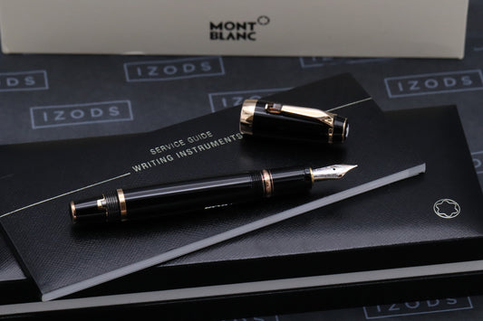 Montblanc Boheme Marron Red Gold Fountain Pen - EF Nib