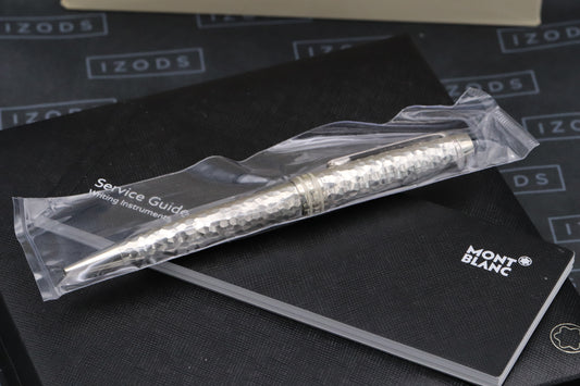Montblanc Meisterstuck Midsize Martele Silver Ballpoint Pen - FACTORY SEALED