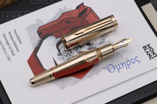 Montblanc Writers Edition Homer Iliad Limited Edition 1581 Fountain Pen