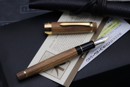 Pilot Custom Enju Wood Fountain Pen - UNUSED