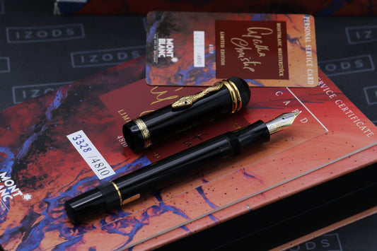 Montblanc Writers Edition Agatha Christie Vermeil Fountain Pen - NEVER INKED