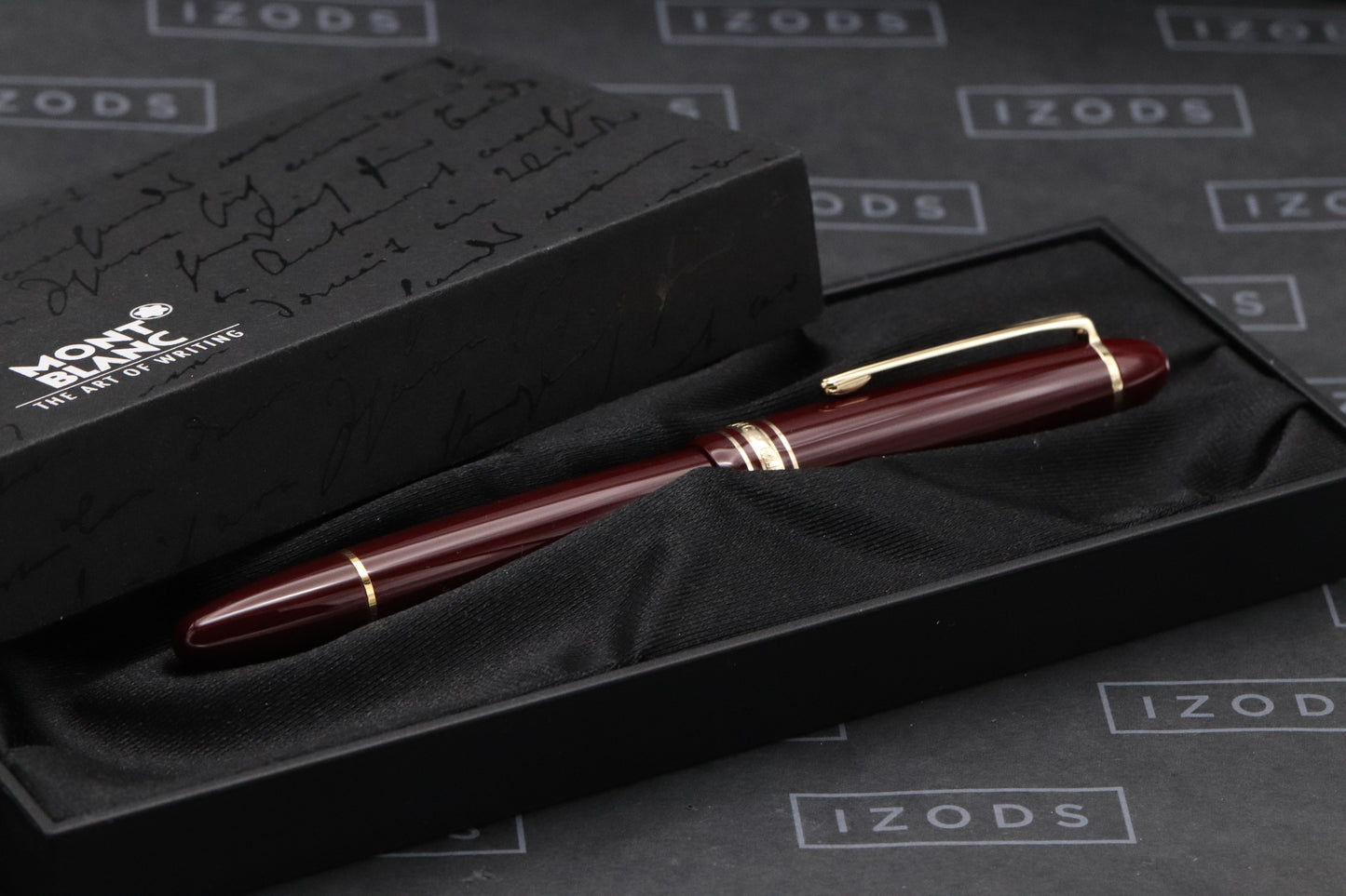 Montblanc Meisterstuck 146 LeGrand Bordeaux Fountain Pen - DIPPED - BB Nib