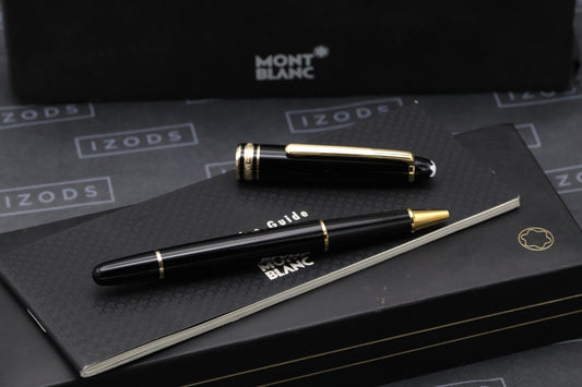Montblanc Meisterstuck 163 Classique Gold-Coated Rollerball / Fineliner Pen