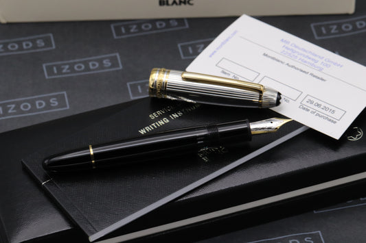 Montblanc Meisterstück 146 LeGrand Doue Sterling Silver Fountain Pen - EF Nib