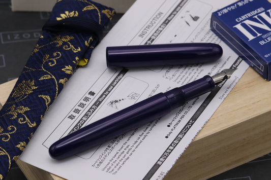 Nakaya Long Cigar Shobu Fountain Pen - Elastic Fine Nib - NEVER INKED
