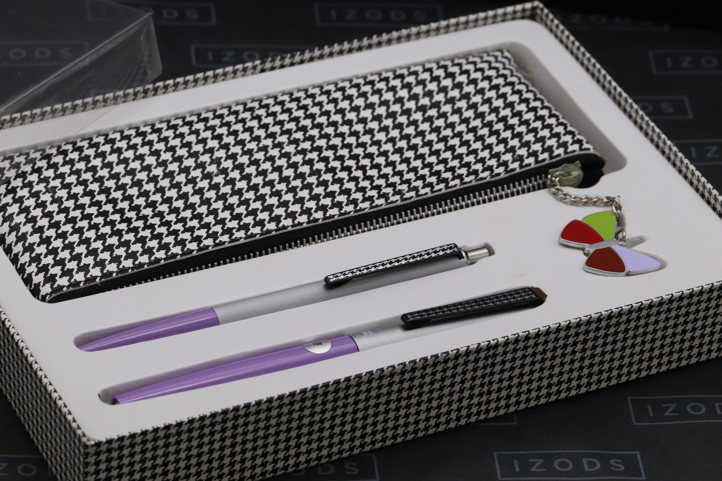Montblanc Carrera Lilac Steel Fountain Pen, Ballpoint Pen and Pouch - UNUSED