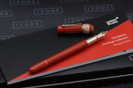 Montblanc Heritage Rouge et Noir Metamorphosis Coral Fountain Pen - EF Nib