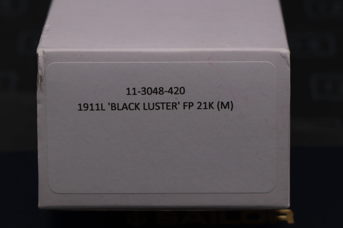 Sailor 1911L Black Luster Fountain Pen