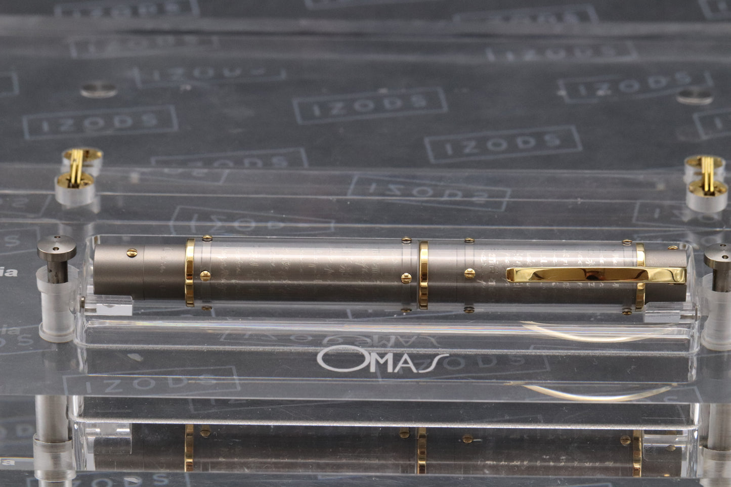 Omas Harmonia Mundi Titanium Gold Limited Edition Fountain Pen - NEVER INKED