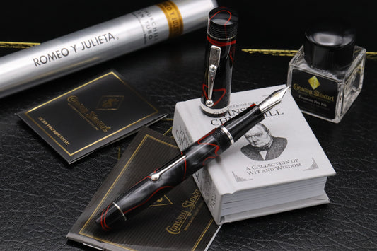 Conway Stewart Winston Churchill Excalibur LE Lever Fill Fountain Pen - IM Nib