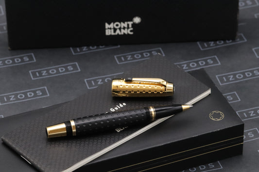 Montblanc Boheme Doue Gold-Plated 'Dimples' Rollerball / Fineliner Pen