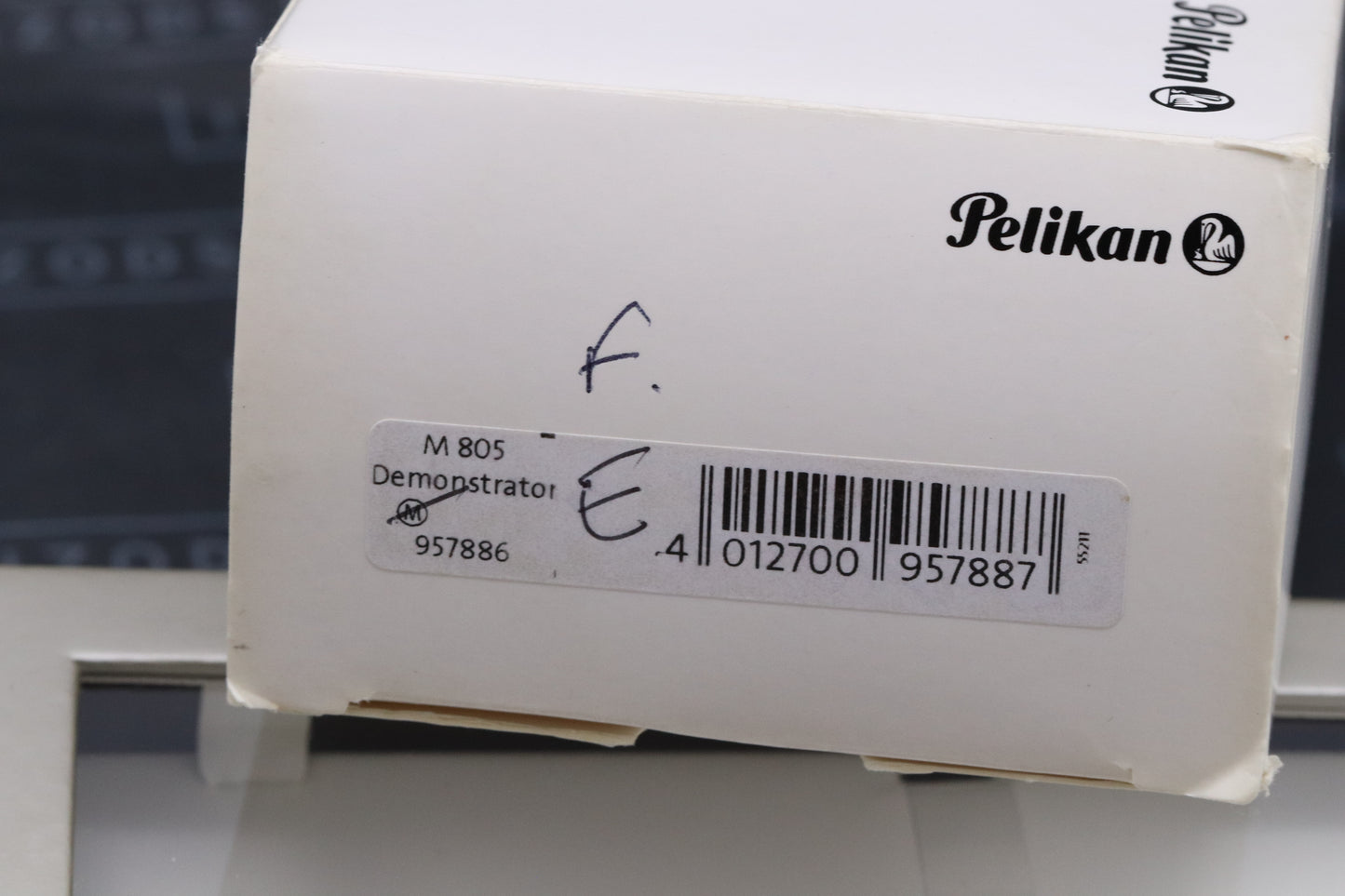 Pelikan M805 Demonstrator Engraved Special Edition Fountain Pen - UNUSED - F