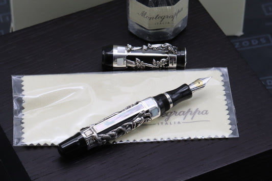 Montegrappa Aphrodite Limited Edition Sterling Silver Fountain Pen - Fully Serviced by Montegrappa - June 2025