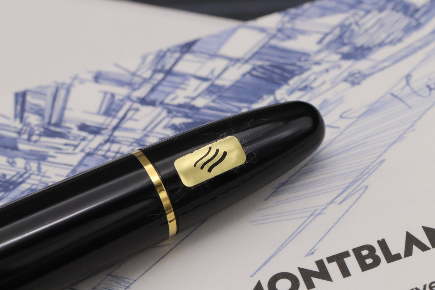 Montblanc Meisterstuck 146 LeGrand Calligraphy Curved Nib Fountain Pen - UNUSED