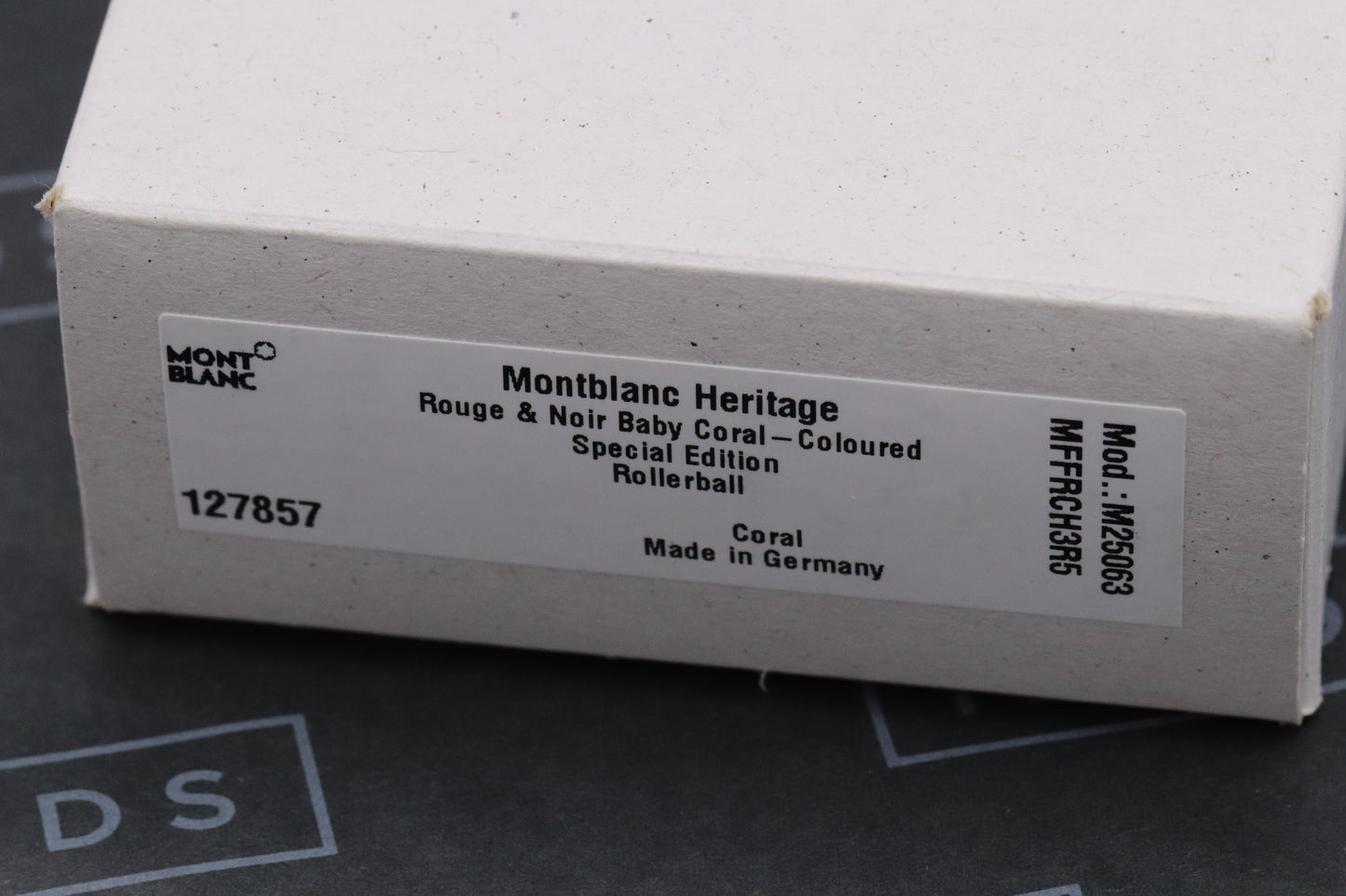 Montblanc Heritage Rouge et Noir Baby Coral-Lacquer Rollerball Pen - UNUSED