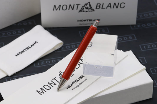 Montblanc Heritage Rouge et Noir Baby Coral-Lacquer Ballpoint Pen - UNUSED