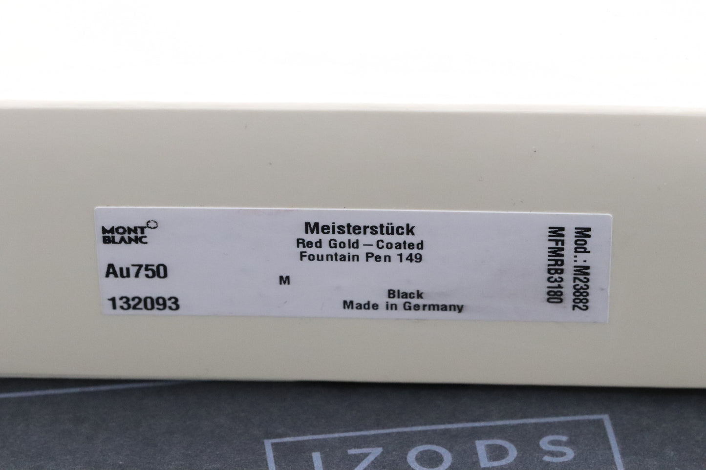 Montblanc Meisterstuck 149 Red Gold-Coated Fountain Pen - Rare O3B Nib - UNUSED