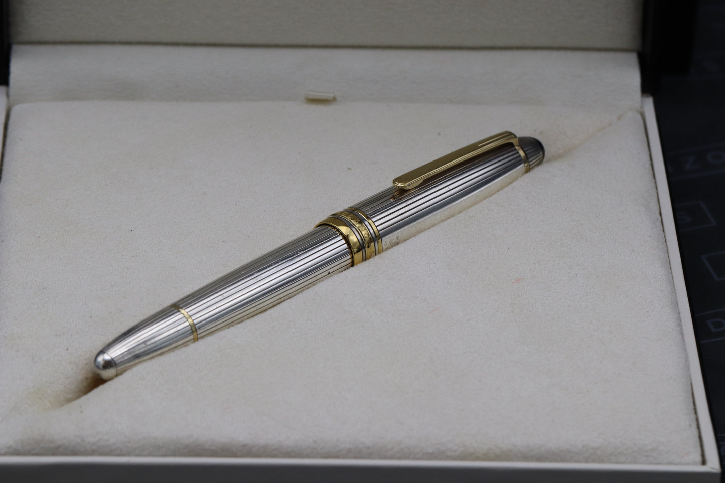 Montblanc Meisterstück 146 LeGrand Sterling Silver Pinstripe Fountain Pen