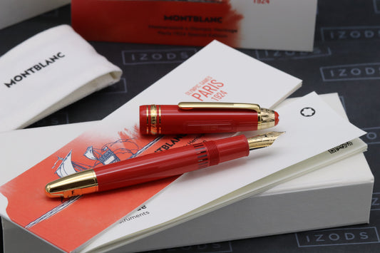 Montblanc Meisterstuck x Paris 1924 Olympics LeGrand Fountain Pen - UNUSED - F