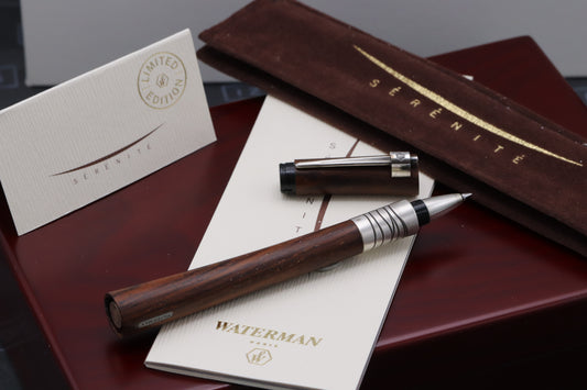 Waterman Serenite Cocobolo Wood Bois Limited Edition Rollerball Pen - UNUSED
