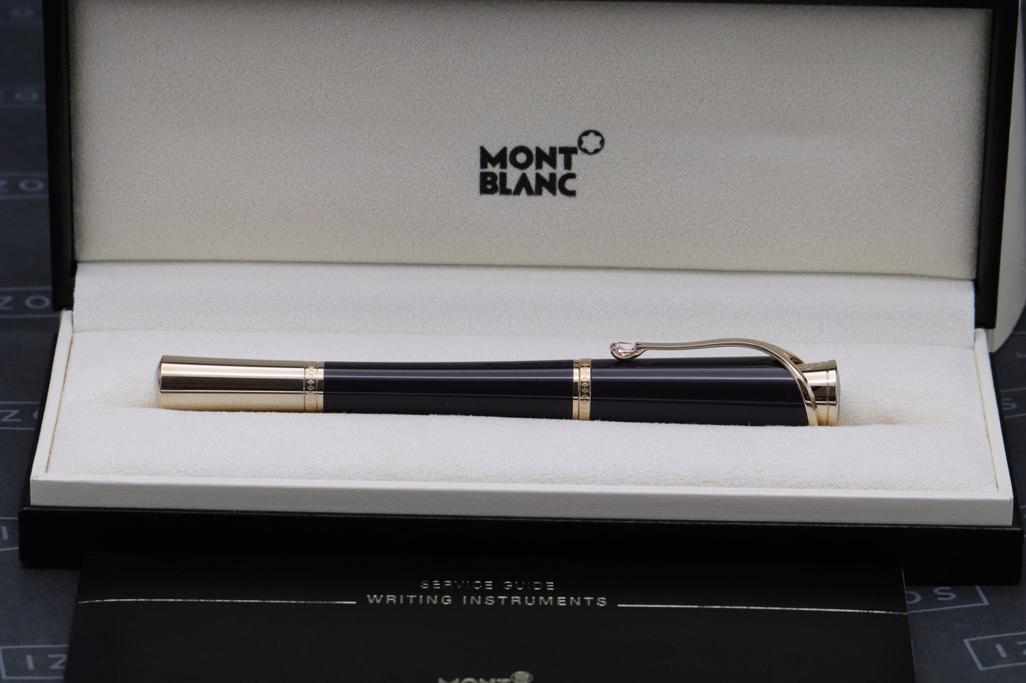 Montblanc Princesse Grace de Monaco Purple Fountain Pen - NEVER INKED