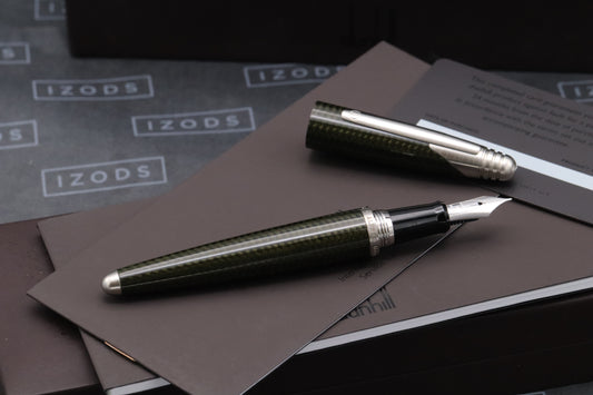 Dunhill AD2000 Carbon Fibre Fountain Pen - NEVER INKED