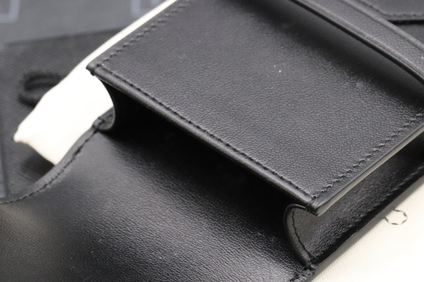 Montblanc Meisterstuck Three Pen Black Leather Pouch