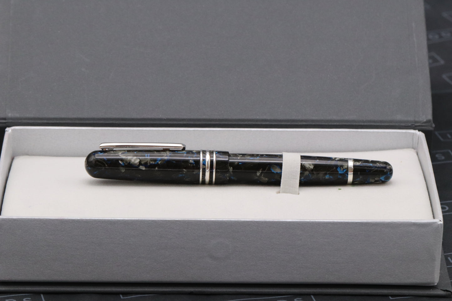 Mercury Tibaldi Impero Celluloid 'Goldfink' Fountain Pen - Vintage MB BB Nib