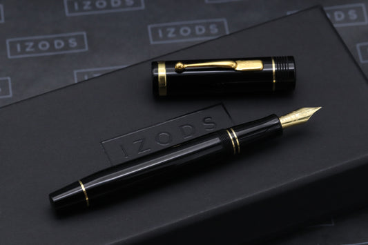 Conway Stewart Churchill Black Fountain Pen