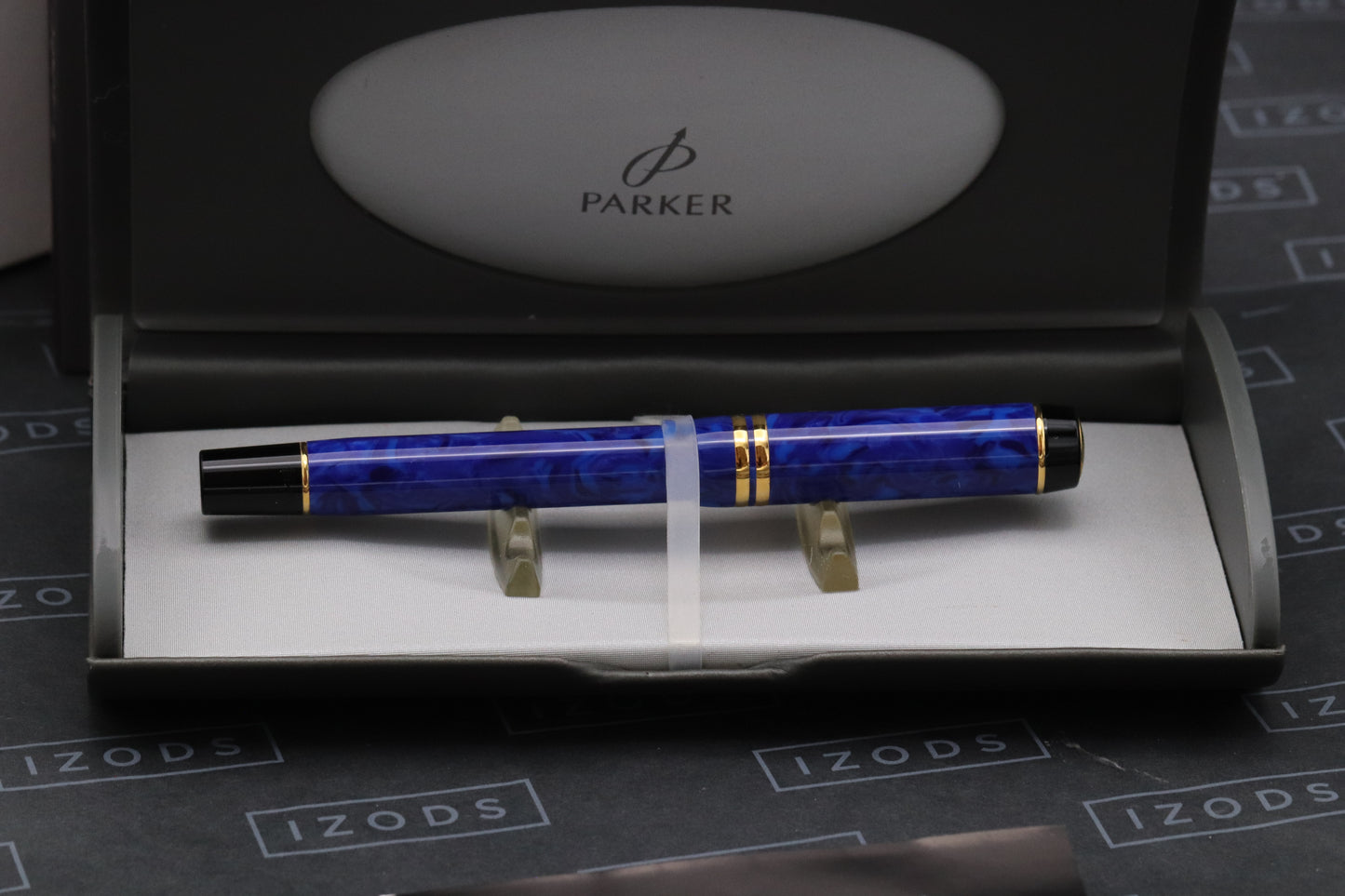Parker Duofold International Blue Lapis Fountain Pen