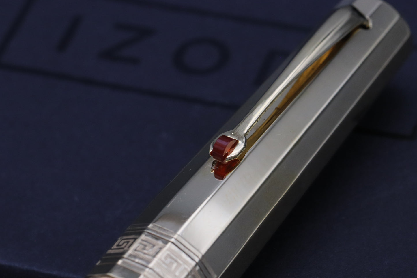 Omas Paragon Red Scarlet Celluloid Preziose Fountain Pen - Kodachi Nib Grind