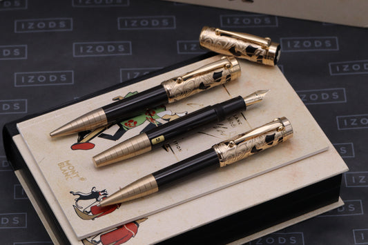 Montblanc Writers Edition Carlo Collodi FP, BP, MP Set - Limitation Number 0004