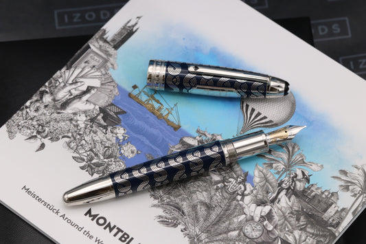 Montblanc LeGrand Around the World in 80 Days Solitaire Fountain Pen - UNUSED